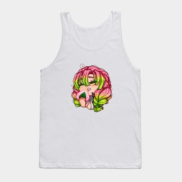 Kimetsu no yaiba - Mitsuri Kanroji 🍑 Tank Top by Anet Garol